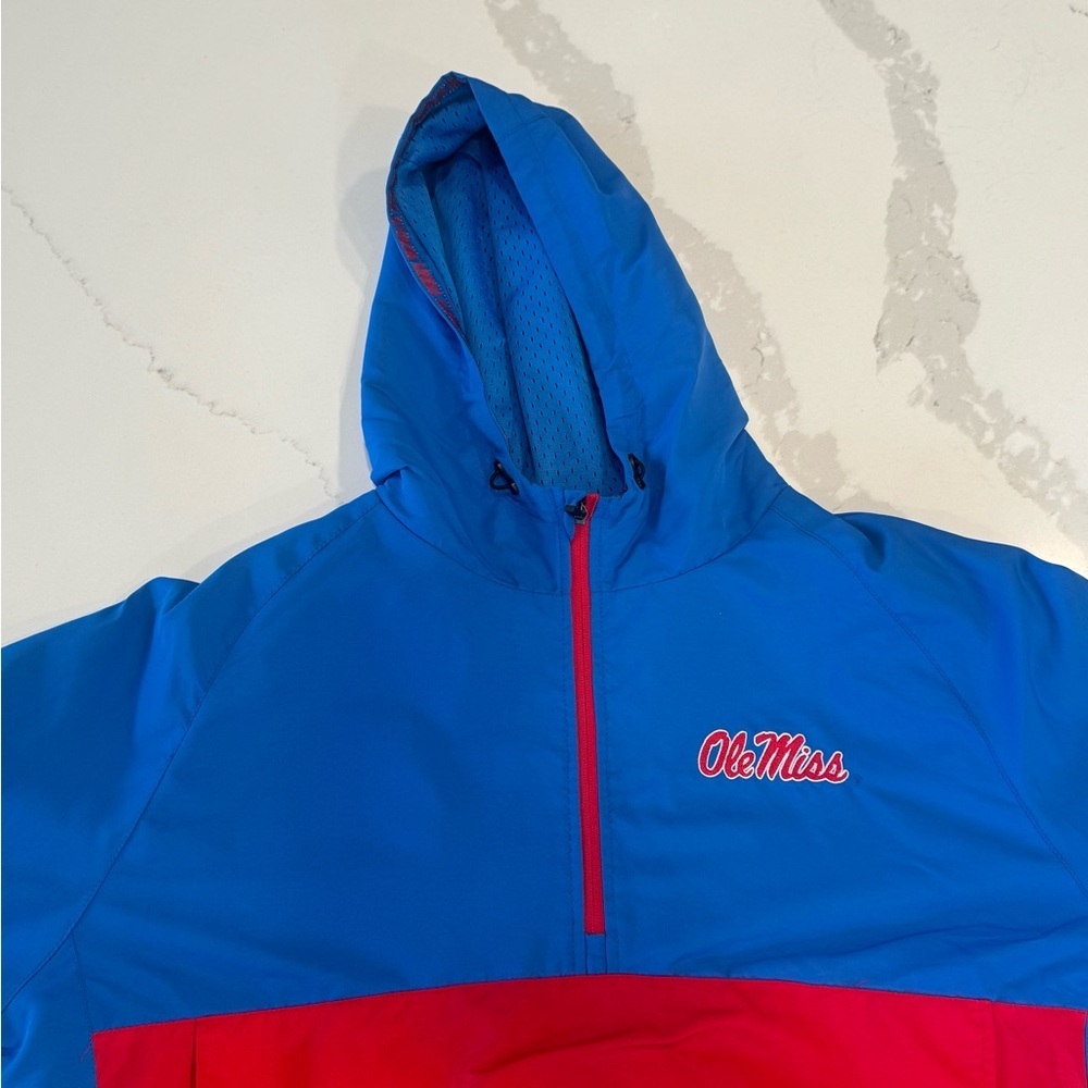 Colosseum Ole Ms Blue and Red Raincoat - Picture 5 of 12